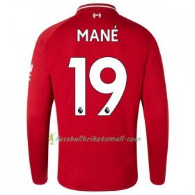 Günstige Fußballtrikots Liverpool Mane 19 2018-2019 Langarm Heimtrikot kaufen